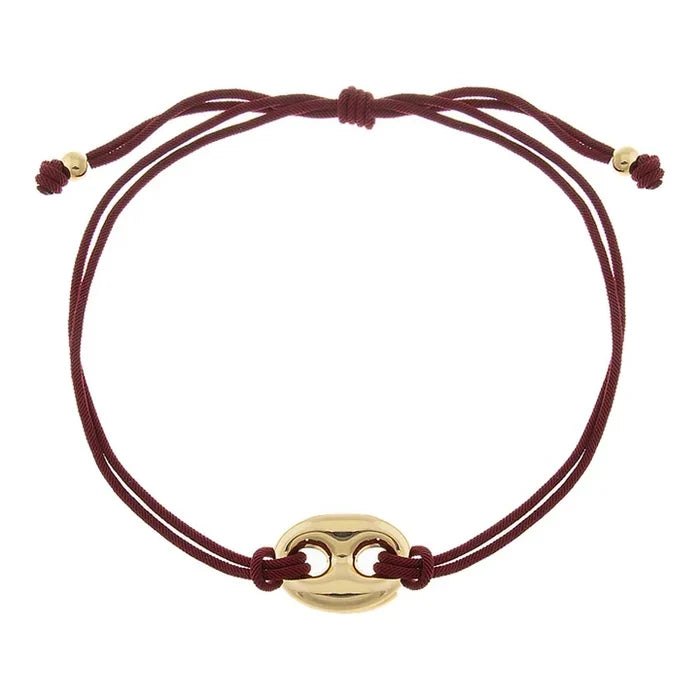 Chunky Mariner Accent Rope Necklace