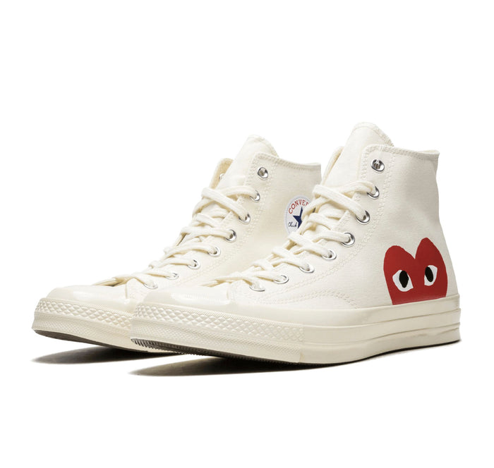Converse Chuck Taylor All Star 70 Hi "Comme des Garcons PLAY White"