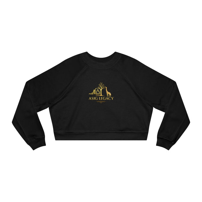 Cropped Fleece Pullover — ASIG Legacy Gold Logo