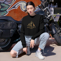 Cropped Sweatshirt — ASIG Legacy Gold Safari Logo