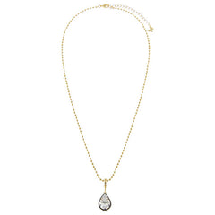 CZ Pear Encased Statement Necklace