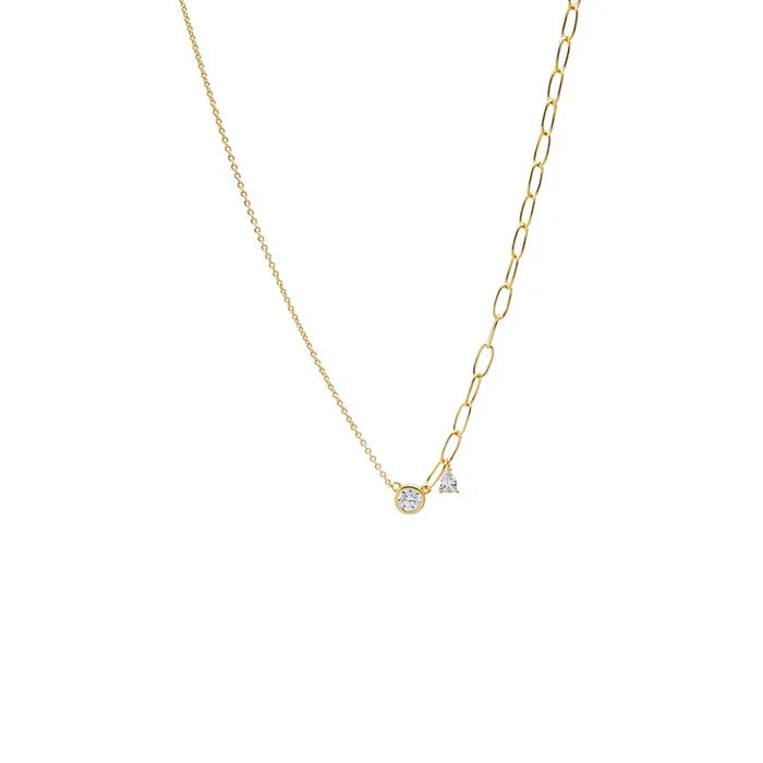 Dainty Stone Accent Necklace