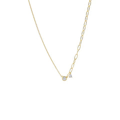 Dainty Stone Accent Necklace