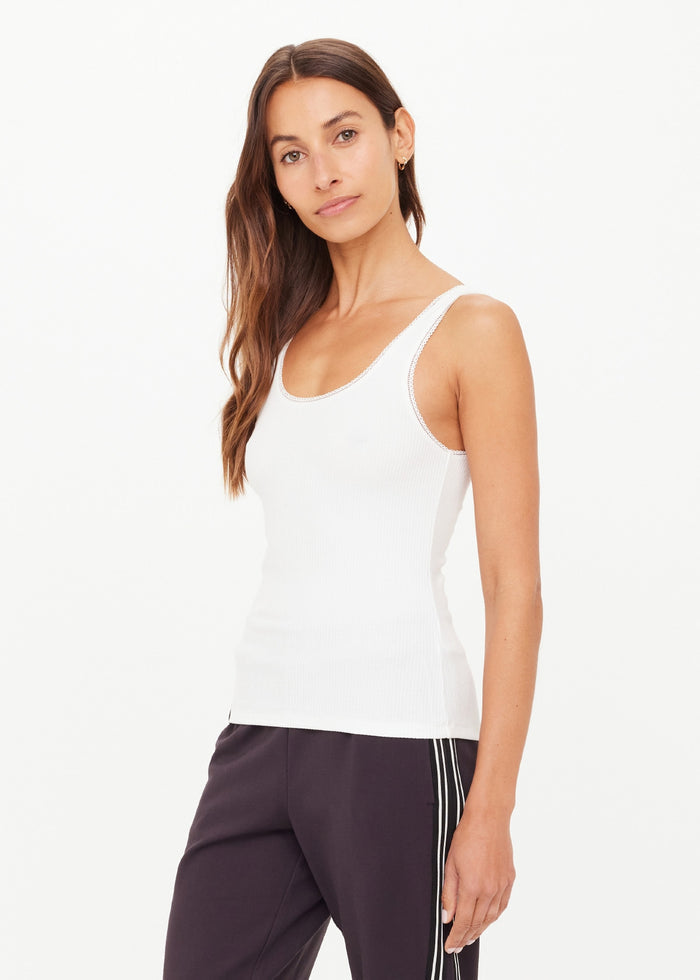 Del Rey Pointelle Tank Top