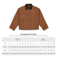 Duck Cloth Work Jacket - Classic Brown Carpenter Jacket asig legacy