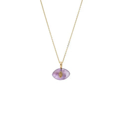 Evil Eye Natural Stone Pendant Necklace