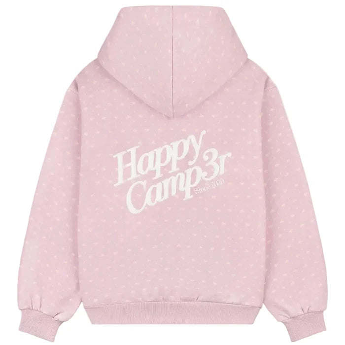 Lavender Bloom Zip Up Hoodie
