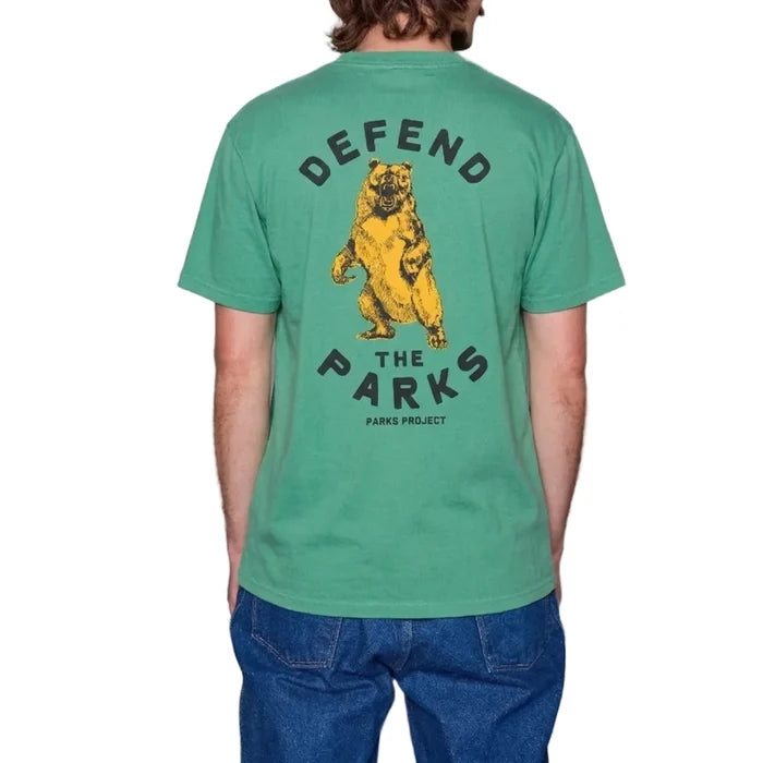 Men's Defend The Parks Bear Pocket Tee Shirt