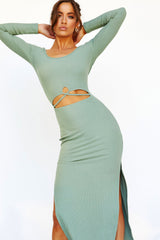 One in a Million Midi Dress - Olive