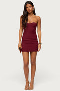 Sirena Strapless Cupped Mini Dress