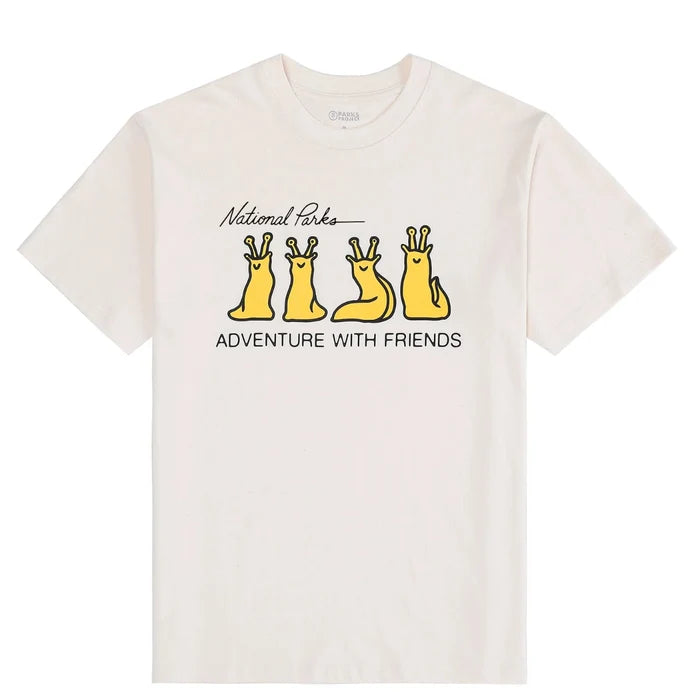 Unisex Adventure with Friends Banana Slug Short Sleeve Tee Shirt