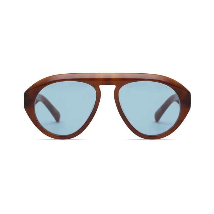 Val in Light Brown Blue Lens
