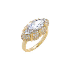 Vintage Inspired Marquis CZ Ring