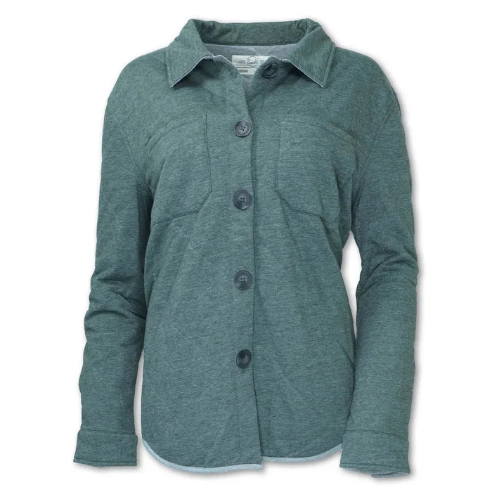 Women's Quilted Shirt Jacket