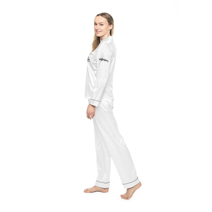Women's Satin Pajamas (AOP)