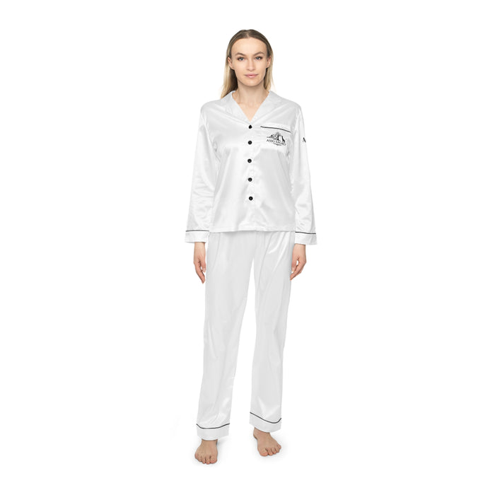 Women's Satin Pajamas (AOP)
