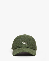 Wool Baseball Hat in Green